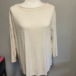 Womens mid sleeve blouse medium